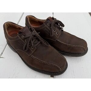 CLARKS Unstructured - Men's Brown Lace Shoes 62023 - Size 10 M